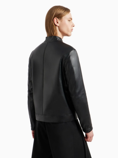 Куртка кожаная Emporio Armani модель E31R80-F1P80-999 — фото - INTERTOP