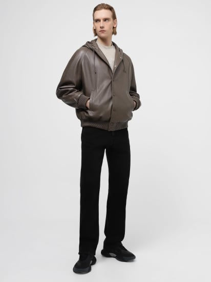 Куртка кожаная Emporio Armani модель E31R82-F1P82-487 — фото - INTERTOP