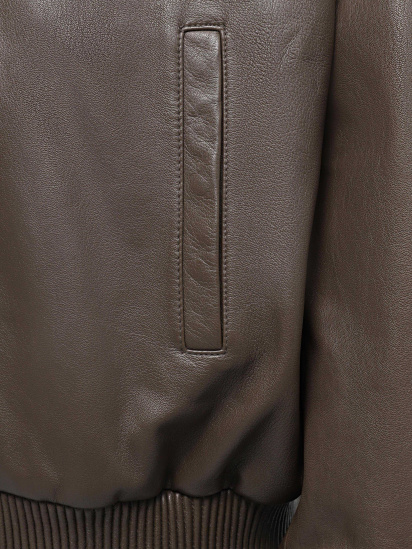 Куртка кожаная Emporio Armani модель E31R82-F1P82-487 — фото 4 - INTERTOP