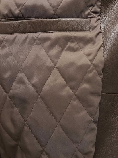 Куртка кожаная Emporio Armani модель E31R82-F1P82-487 — фото 5 - INTERTOP