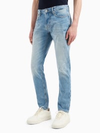 Синій - Завужені джинси Emporio Armani