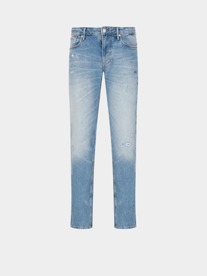 Зауженные джинсы Emporio Armani модель 3D1J06-1D06Z-0943 — фото 6 - INTERTOP