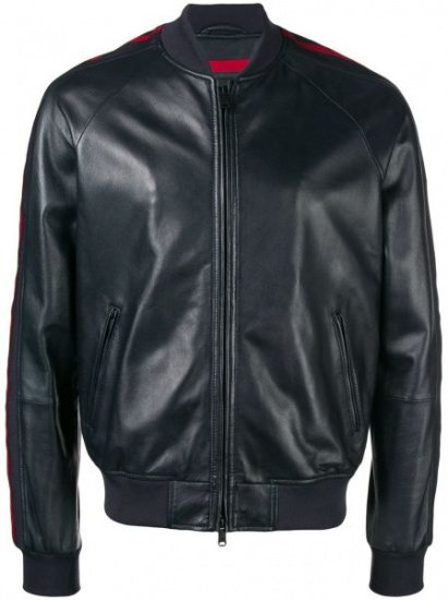 Куртка кожаная Emporio Armani MAN LEATHER CABAN COAT модель 11B58P-11P58-922 — фото - INTERTOP