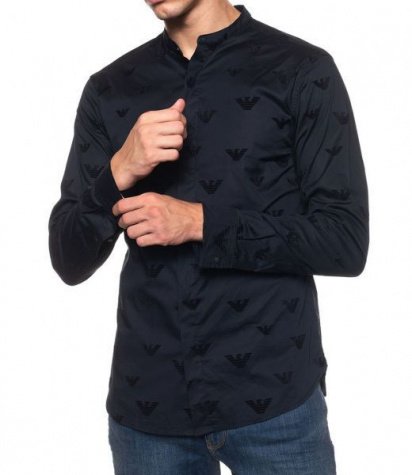 Рубашки Emporio Armani MAN WOVEN SHIRT модель 6Z1CB2-1NUXZ-0638 — фото 3 - INTERTOP