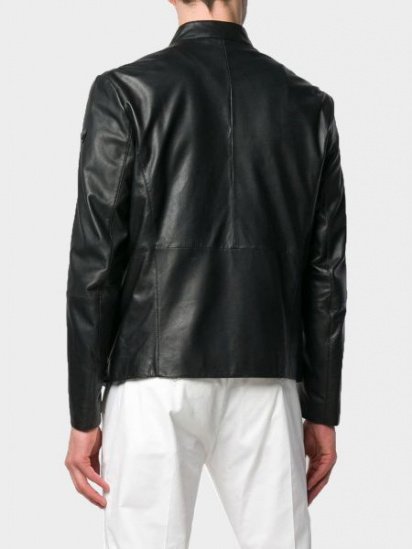 Куртка кожаная Emporio Armani модель 01B50P-01P50-999 — фото - INTERTOP