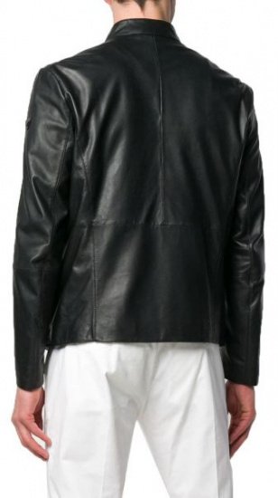 Шкіряна куртка Emporio Armani модель 01B50P-01P50-999 — фото 4 - INTERTOP