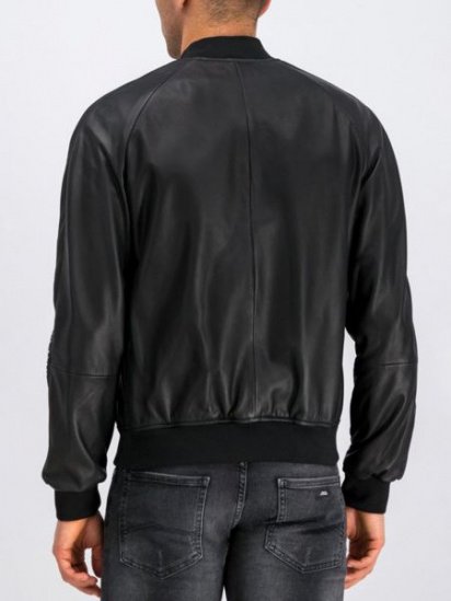 Куртка кожаная Emporio Armani модель 41B5BP-41P5B-999 — фото - INTERTOP