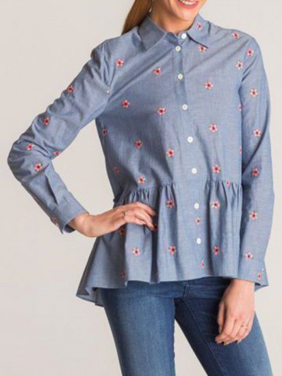 Блуза с длинным рукавом Emporio Armani WOMAN SHIRT модель 3Z2C62-2DDAZ-F905 — фото 4 - INTERTOP