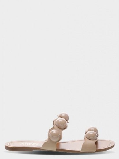 Шльопанці на пласкій підошві Arezzo модель A1017607370002 — фото - INTERTOP
