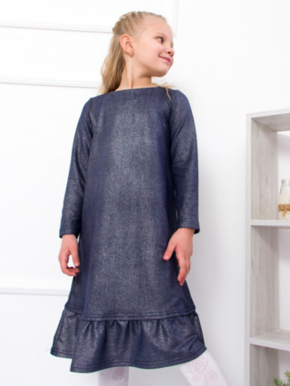 Платье мини Носи своє модель 6004-055-1-chornilxno-sinj — фото - INTERTOP