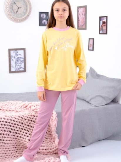 Пижама Носи своє модель 6076-001-33-2-1-svtlo-psochnij-pudra — фото - INTERTOP
