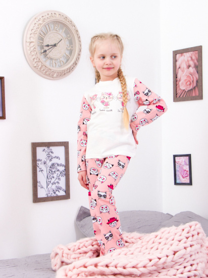 Пижама Носи своє модель 6076-002-33-5-kotiki-persik — фото - INTERTOP