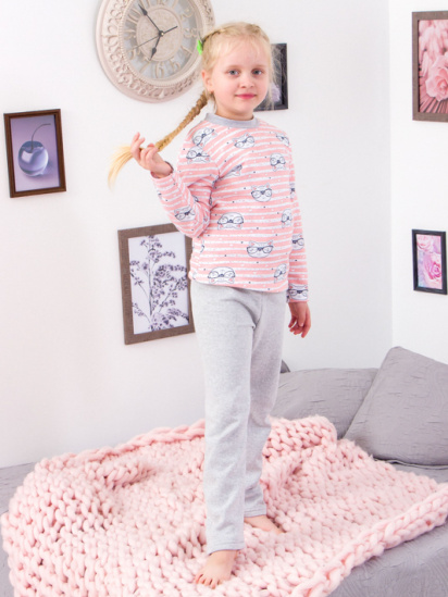 Пижама Носи своє модель 6076-024-5-1-kotiki-persik-srij — фото - INTERTOP