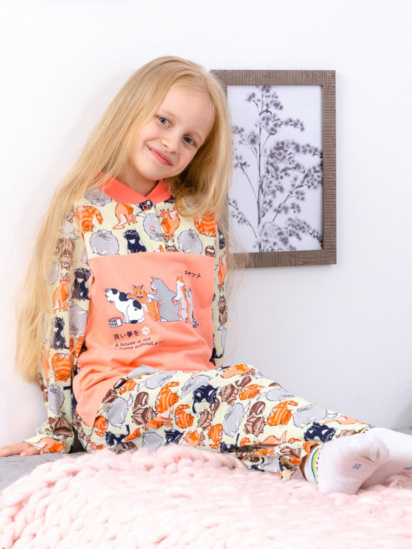 Пижама Носи своє модель 6077-002-33-5-koti-svtlo-zhovtij — фото - INTERTOP