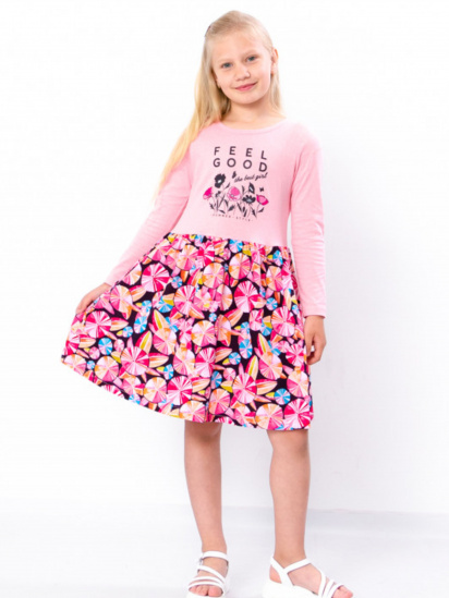 Платье миди Носи своє модель 6117-002-33-parasolxki-koral — фото - INTERTOP