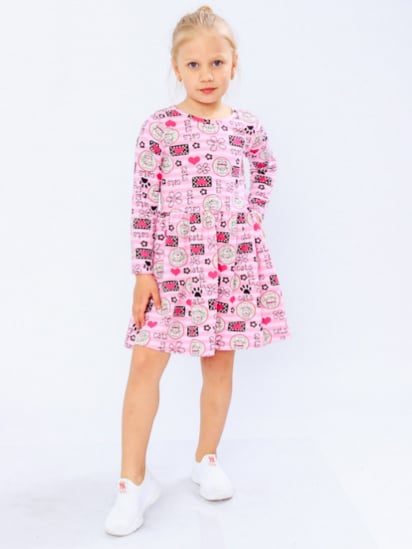 Платье мини Носи своє модель 6117-043-kotiki-rozhevij — фото - INTERTOP