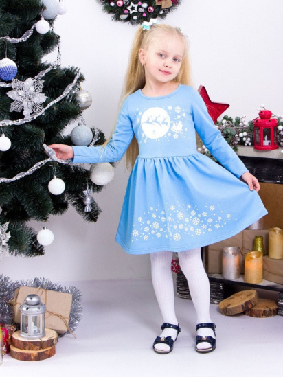 Платье мини Носи своє модель 6117-1-blakitnij — фото - INTERTOP