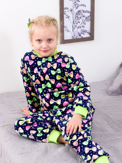Пижама Носи своє модель 6167-035-5-bantiki-chornilxno-sinj — фото - INTERTOP