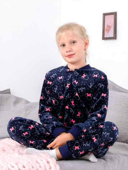 Пижама Носи своє модель 6167-035-5-mnn-chornilxno-sinj — фото - INTERTOP