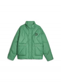 Зелёный - Демисезонная куртка PUMA Luxe Sport T7 Bomber