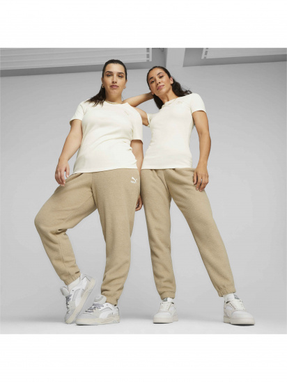 Штаны спортивные PUMA Classics Fleece Sweatpants модель 621414 — фото 3 - INTERTOP