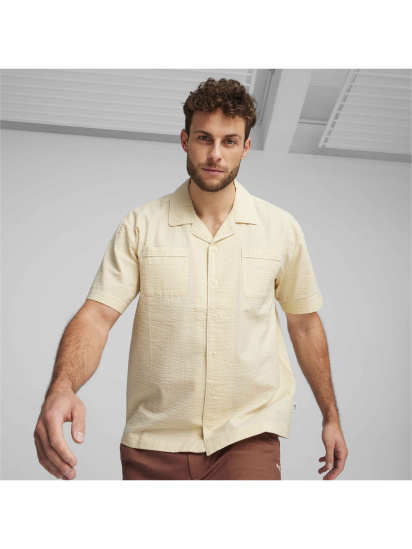 Рубашка PUMA Mmq Seersucker Shirt модель 624016 — фото 3 - INTERTOP