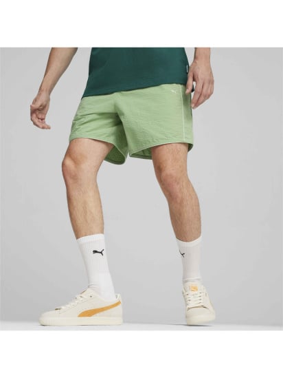 Шорты спортивные PUMA Mmq Seersucker Shorts модель 624018 — фото 3 - INTERTOP