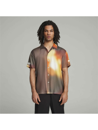 Рубашка PUMA x Pleasures Aop Shirt модель 624098 — фото 3 - INTERTOP