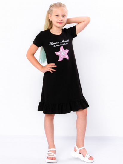 Сукня-футболка Носи своє модель 6255-036-33-chornij-zrka — фото - INTERTOP