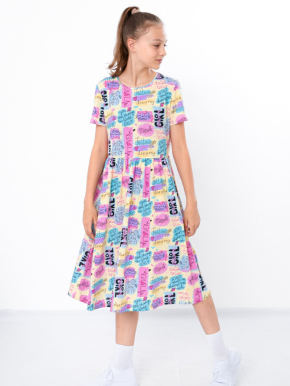 Платье миди Носи своє модель 6257-002-girl-svtlo-zhovtij — фото - INTERTOP