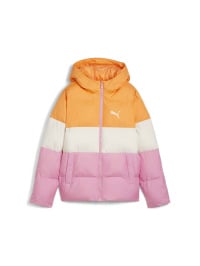 Розовый - Демисезонная куртка PUMA Poly Hooded Puffer Jacket