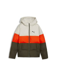 Зелёный - Демисезонная куртка PUMA Poly Hooded Puffer Jacket