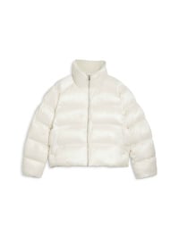 Белый - Демисезонная куртка PUMA Shiny Puffer Jacket