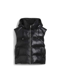 Чорний - Жилет з утеплювачем PUMA Shiny Puffer Vest