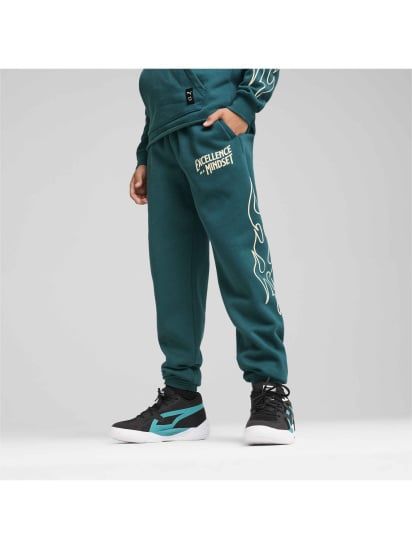 Джоггеры PUMA Basketball Caution Pants модель 626522 — фото 3 - INTERTOP