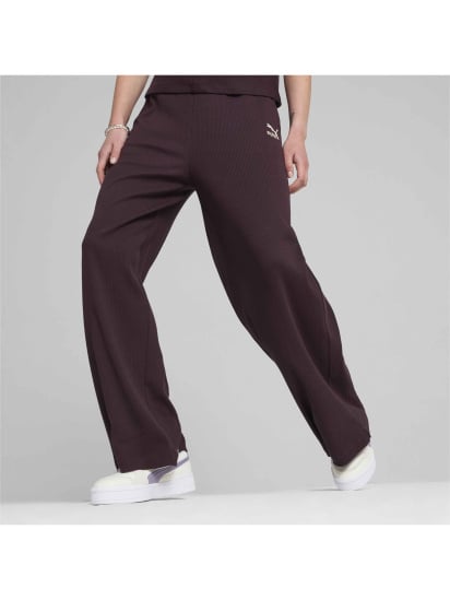 Штаны спортивные PUMA Classics Ribbed Relaxed Pant модель 626631 — фото 3 - INTERTOP