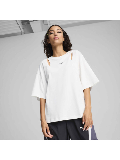 Футболка спортивная PUMA Dare To Oversized Cutout Tee модель 626644 — фото 3 - INTERTOP