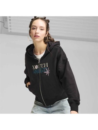 Кофта PUMA Downtown Oversized Hoodie модель 626789 — фото 3 - INTERTOP