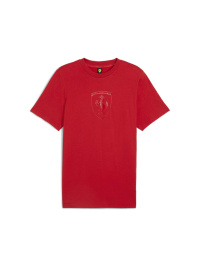 Красный - Футболка спортивная PUMA Ferrari Race Tonal Shield T