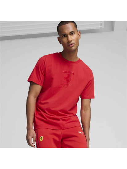 Футболка спортивная PUMA Ferrari Race Tonal Shield T модель 627057 — фото 3 - INTERTOP