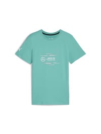 Зелёный - Футболка PUMA Mapf1 Kids Logo Tee