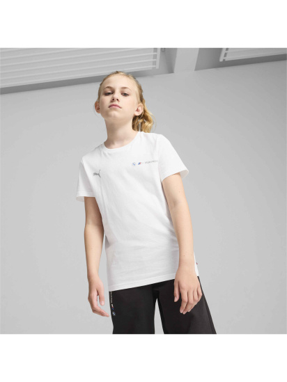 Футболка спортивна PUMA Bmw Mms Kids Ess Logo Tee 2 модель 627533 — фото 3 - INTERTOP