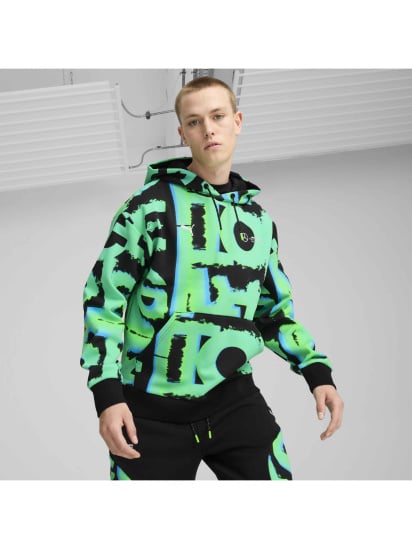 Худи PUMA Mapf1 Neon Energy Aop Hoodie модель 627575 — фото 3 - INTERTOP