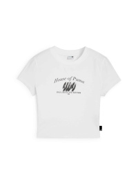 Белый - Футболка PUMA Graphics Music Baby Tee