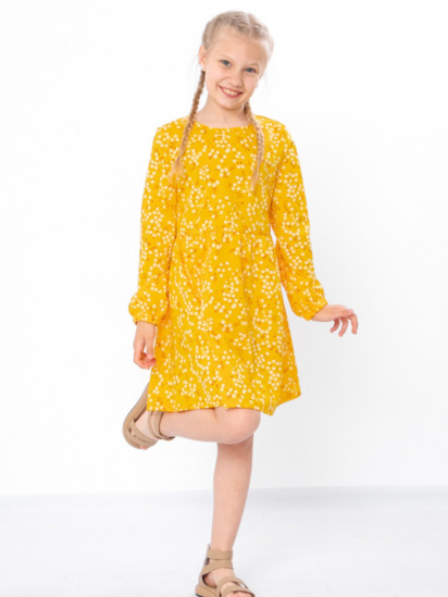 Платье миди Носи своє модель 6305-077-kvtochki-burshtin — фото - INTERTOP