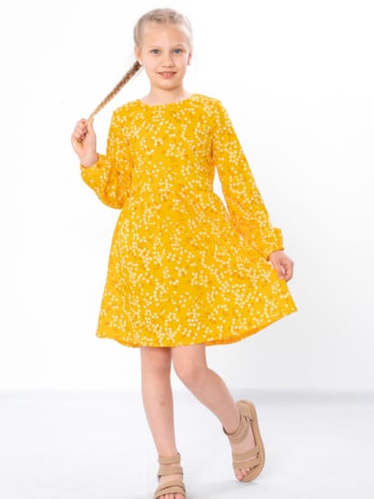 Платье миди Носи своє модель 6305-077-kvtochki-burshtin — фото - INTERTOP