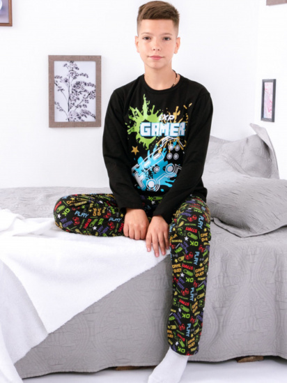 Пижама Носи своє модель 6347-043-33-1-gamer-chornij — фото - INTERTOP