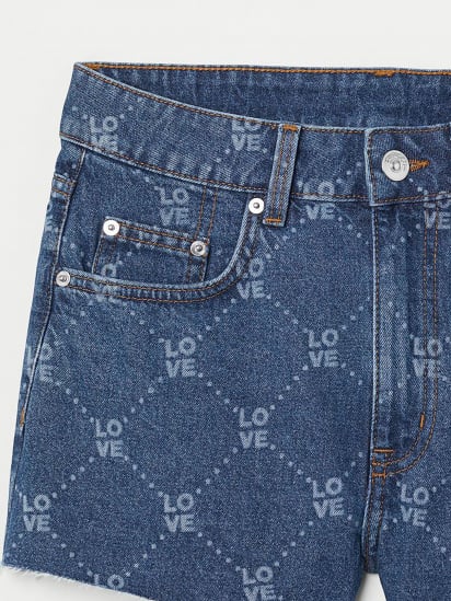 Шорты джинсовые H&M модель 64112 — фото - INTERTOP