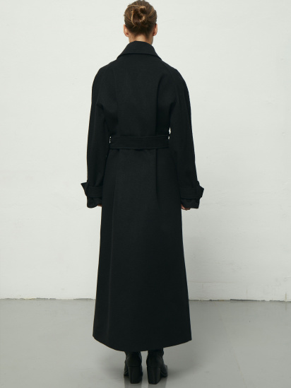 Пальто PAPAYA модель 652-black — фото 5 - INTERTOP