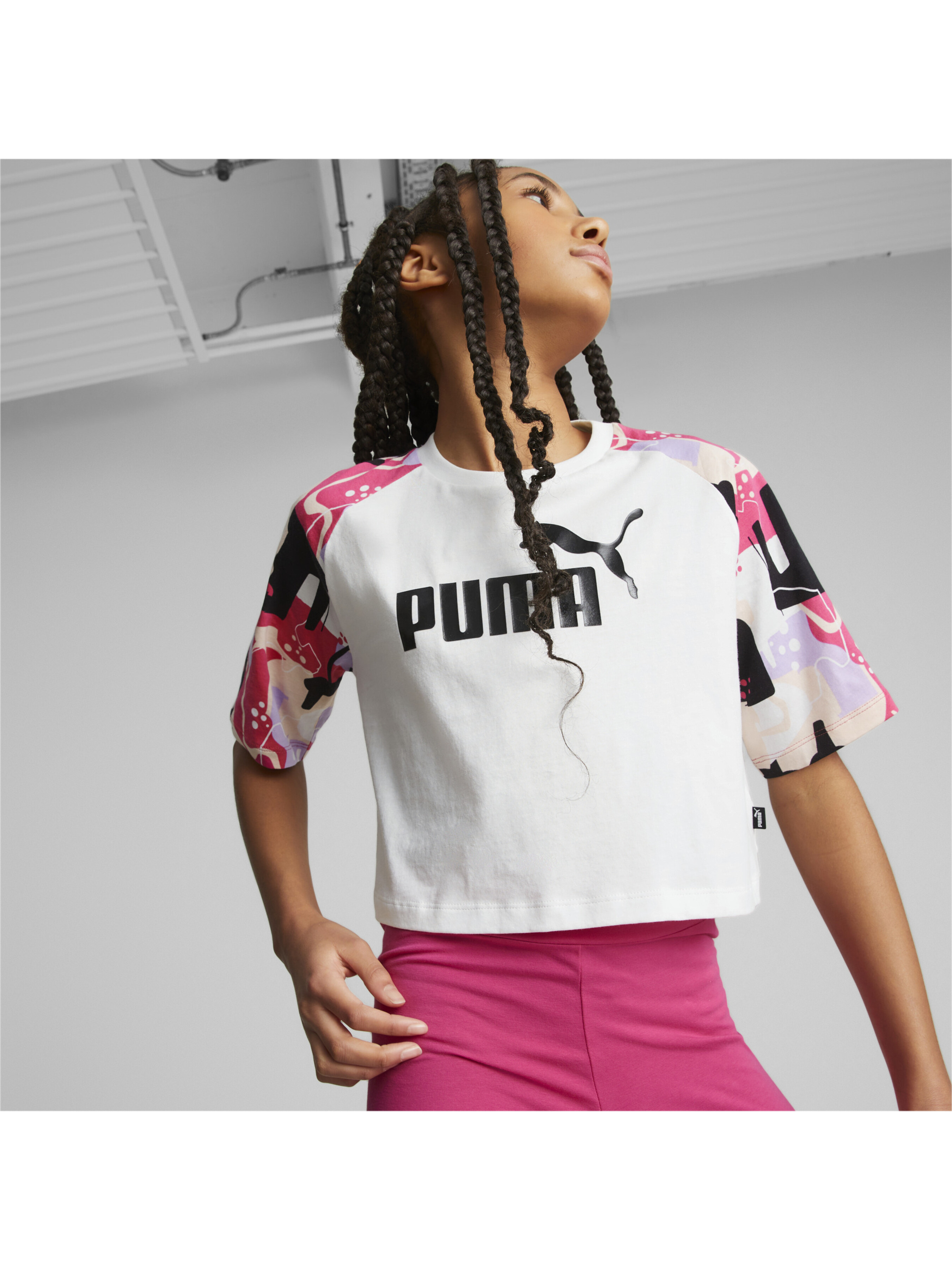 

PUMA Футболка (673507_02) Для девочек, цвет - Белый